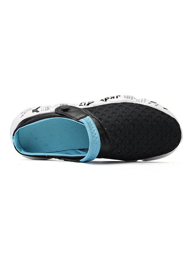 Mesh Detailed Slippers Blue/Black/White  - Image 2