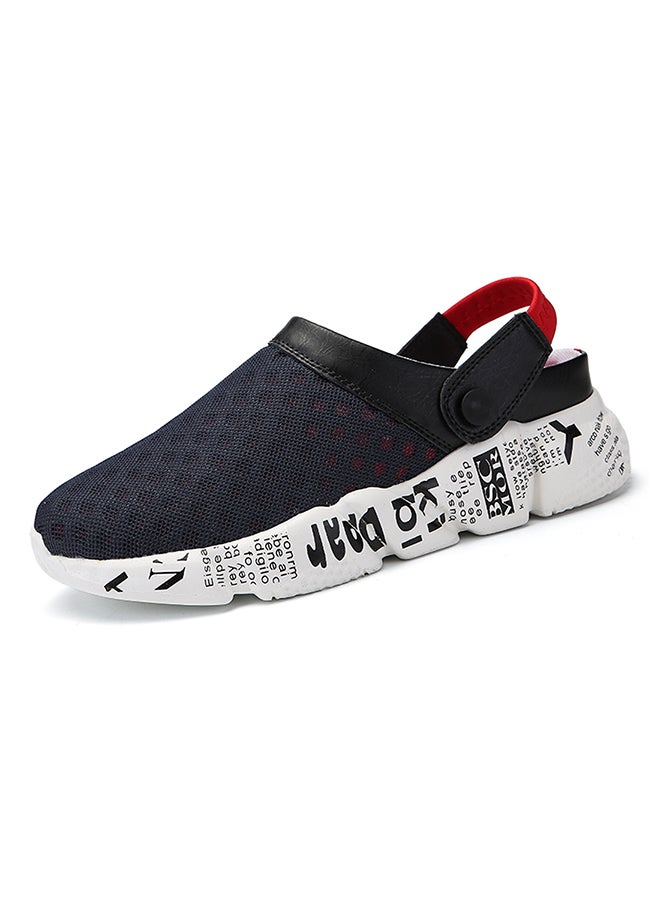 Generic Mesh Detailed Slippers Blue/Red/White  - Image 3