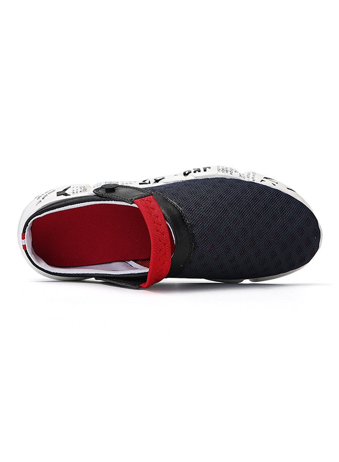 Generic Mesh Detailed Slippers Blue/Red/White  - Image 2