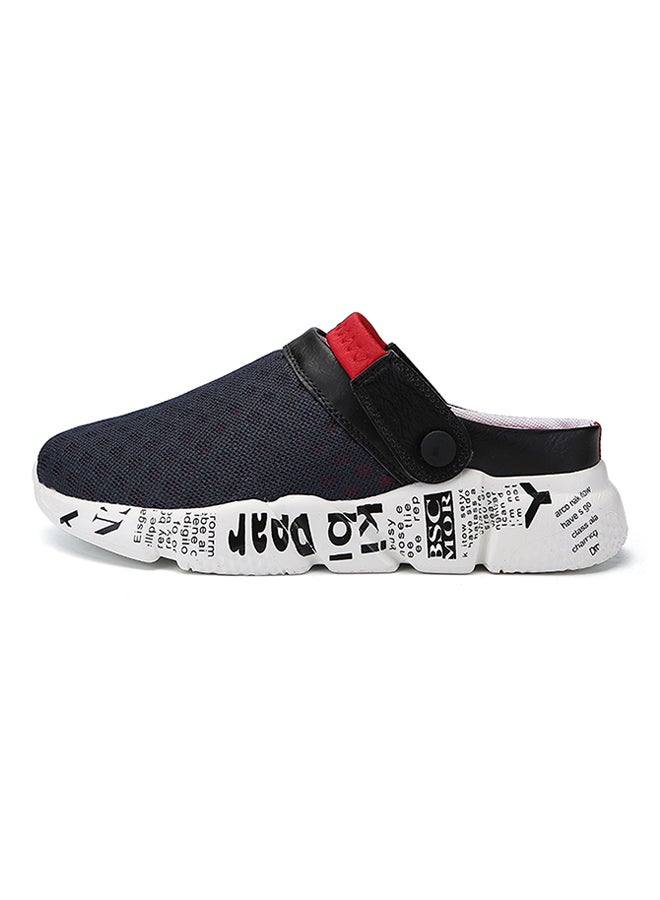 Generic Mesh Detailed Slippers Blue/Red/White  - Image 4