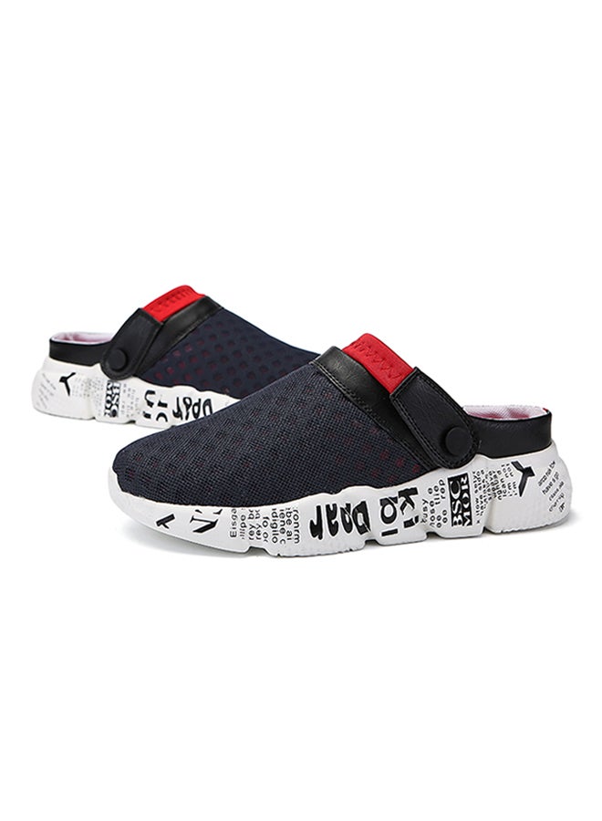 Generic Mesh Detailed Slippers Blue/Red/White  - Image 5