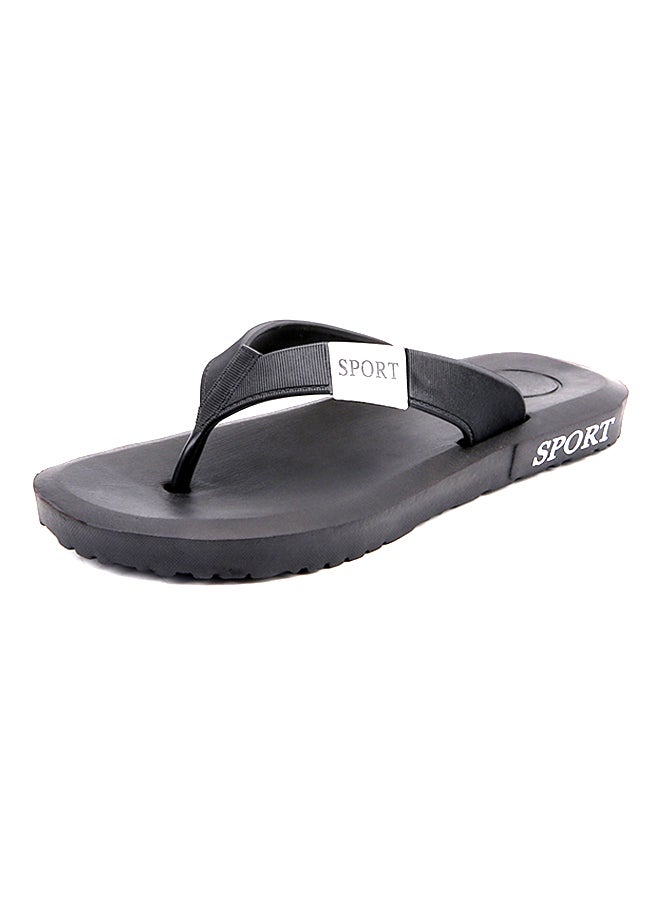 Beach Flip Flops Black - Image 1