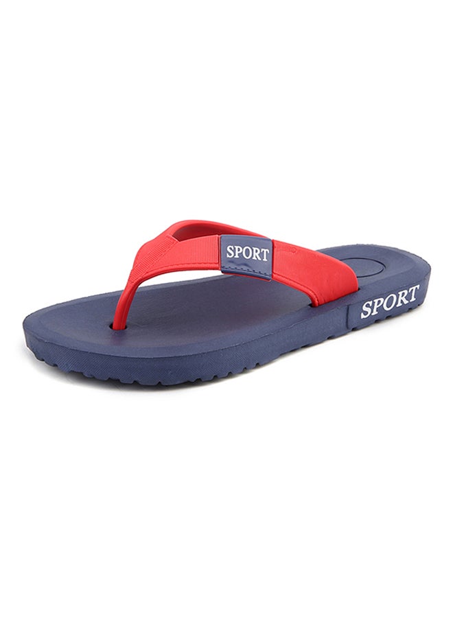 Beach Flip Flops Blue/Red  - Image 1