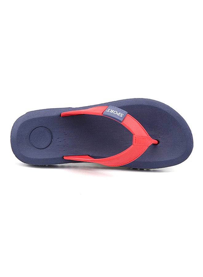 Beach Flip Flops Blue/Red  - Image 2
