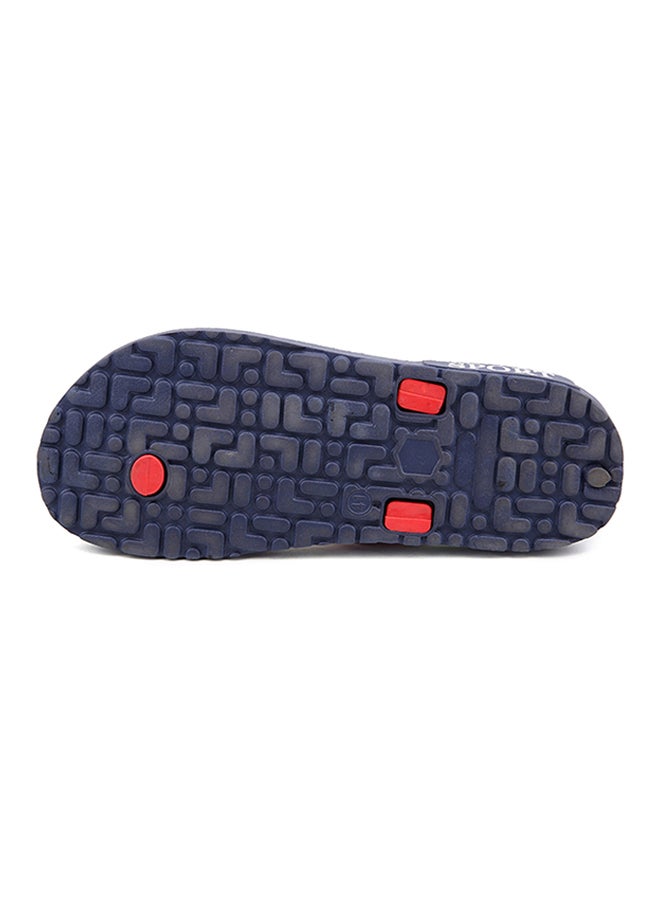 Beach Flip Flops Blue/Red  - Image 3