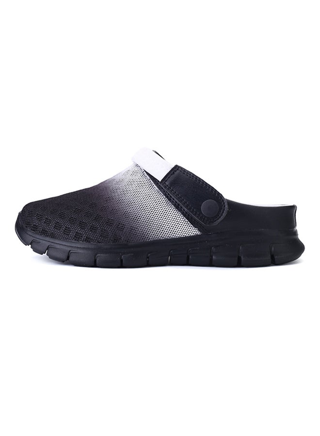 Mesh Detailed Slippers Black  - Image 1
