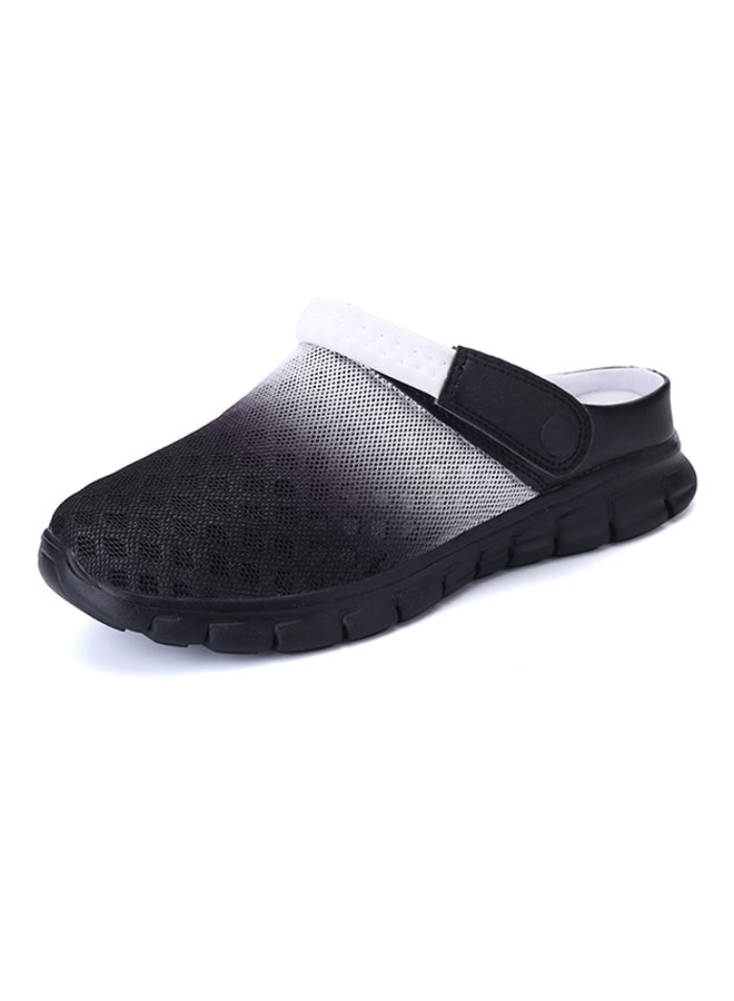Mesh Detailed Slippers Black  - Image 2