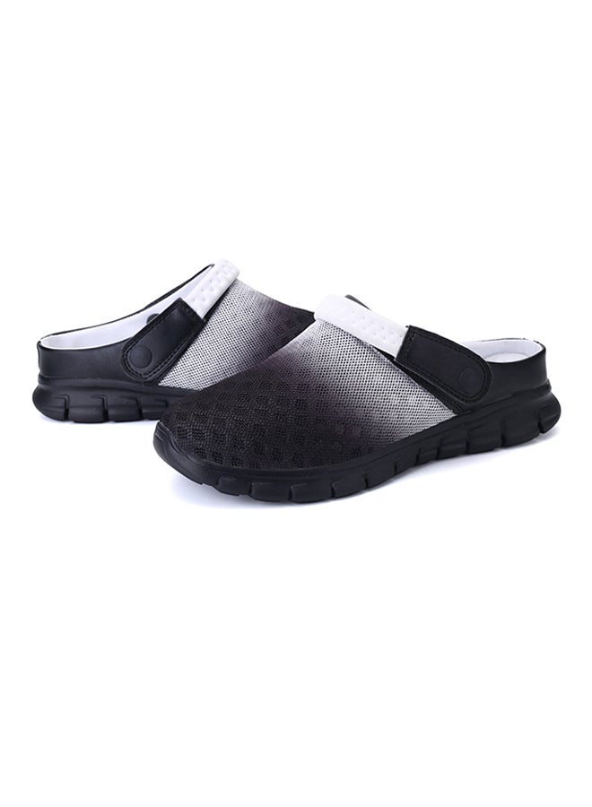 Mesh Detailed Slippers Black  - Image 3