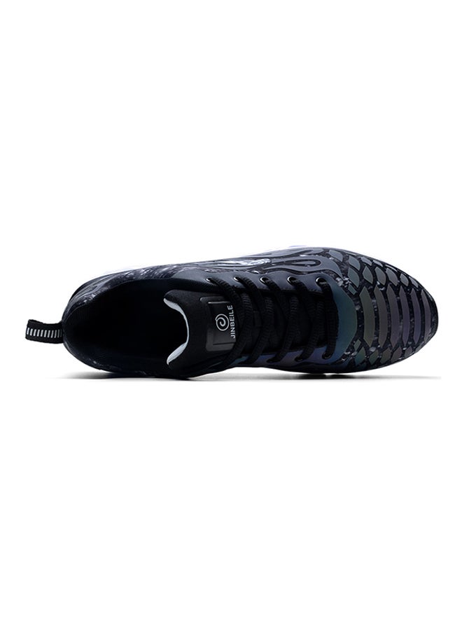 Lace Up Ultra Light Running Shoes Black/Grey/white  - Image 2
