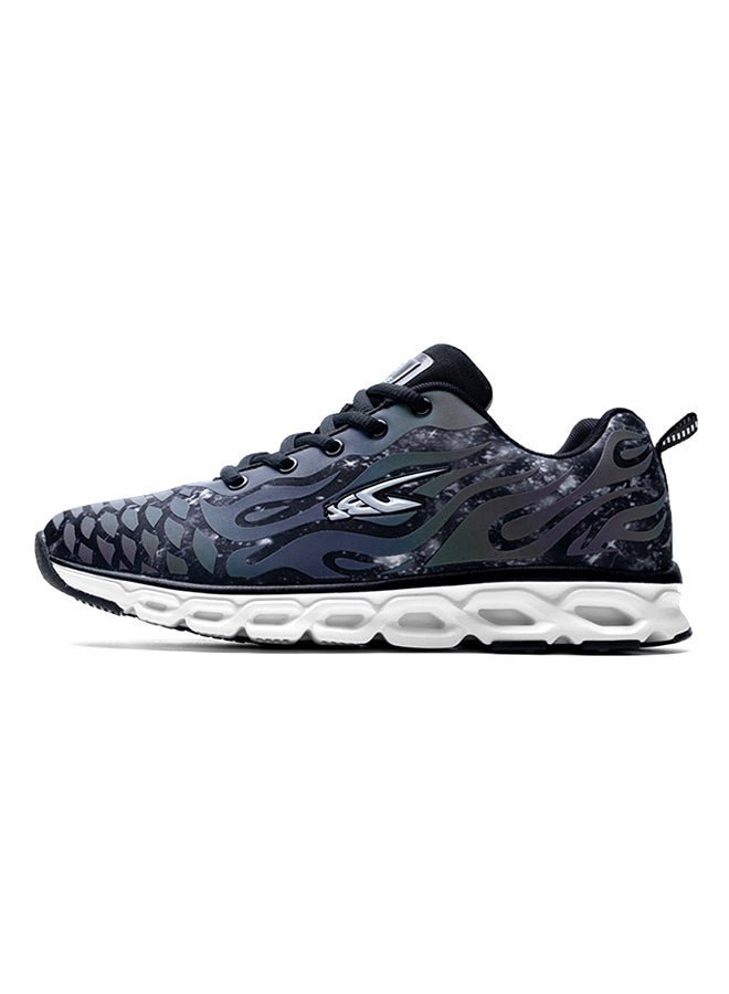 Lace Up Ultra Light Running Shoes Black/Grey/white  - Image 1