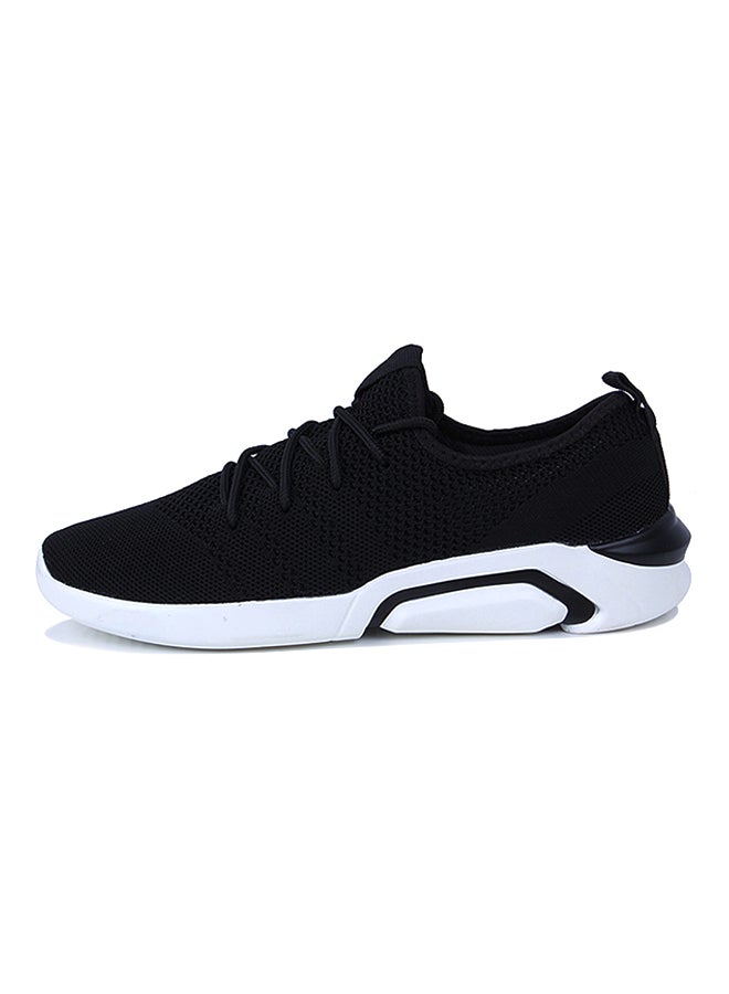 Mesh Detailed Trainers Black - Image 1