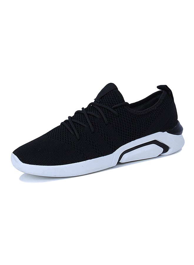 Mesh Detailed Trainers Black - Image 2