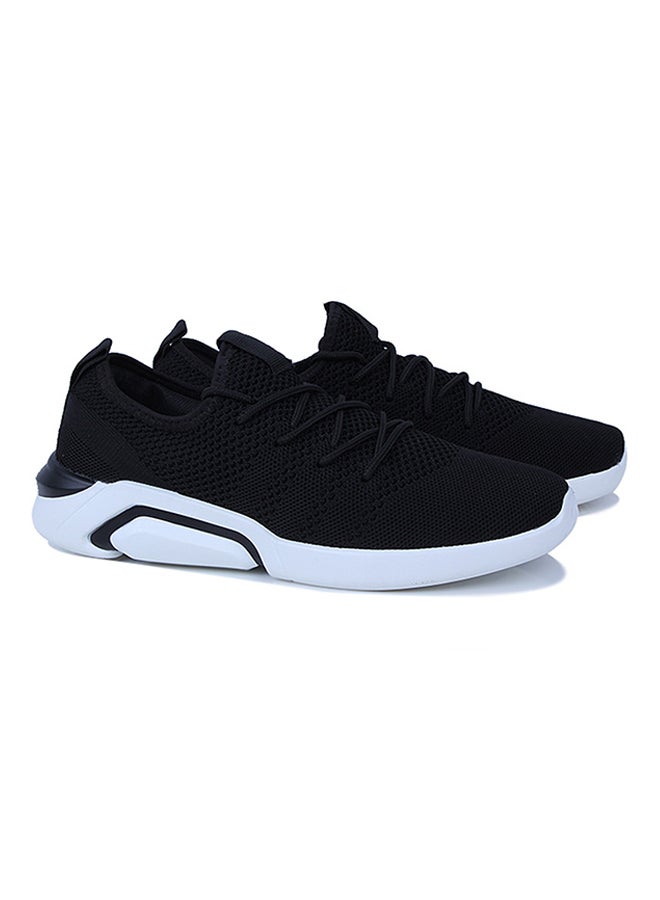 Mesh Detailed Trainers Black - Image 3