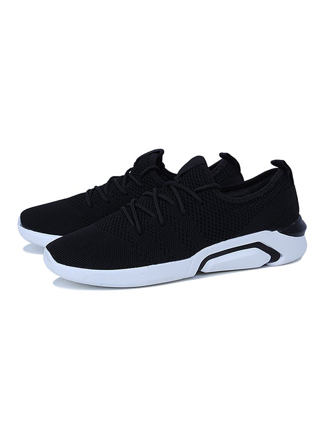 Mesh Detailed Trainers Black - Image 4
