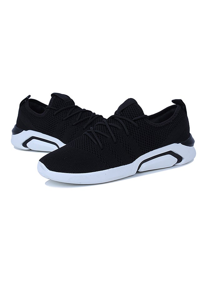 Mesh Detailed Trainers Black - Image 5