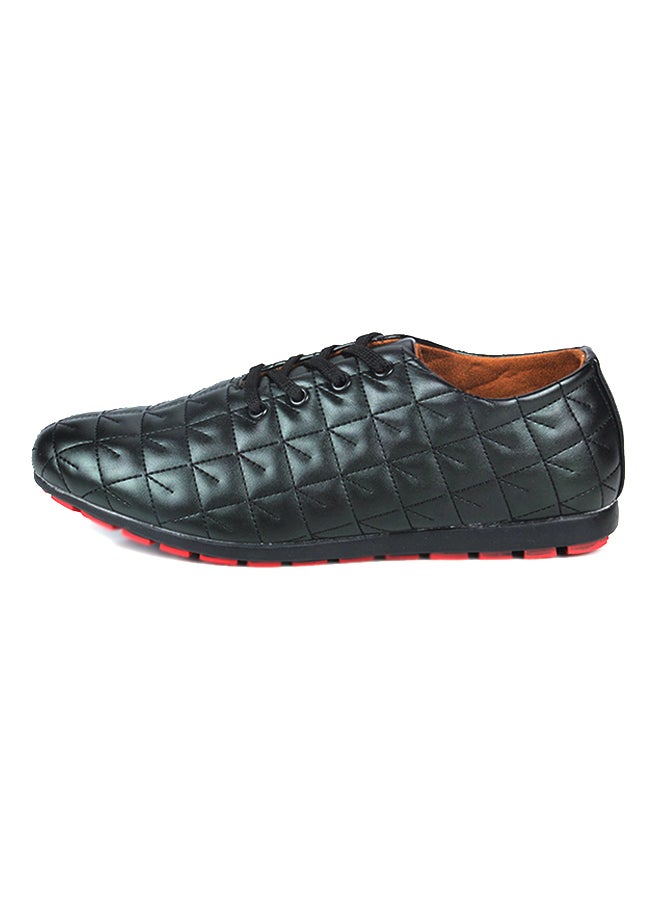 Leather Lace Up Shoes Black  - Image 1