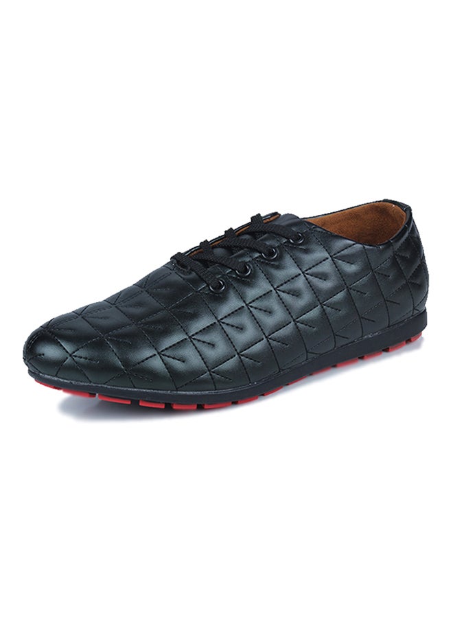 Leather Lace Up Shoes Black  - Image 2