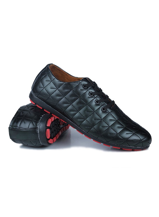 Leather Lace Up Shoes Black  - Image 4