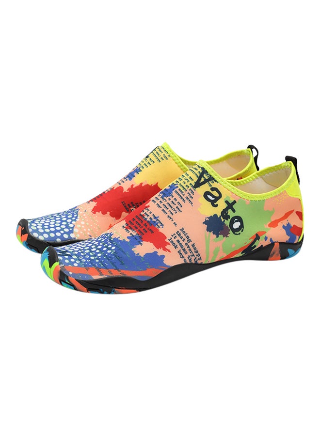 Printed Design Slip Ons Multicolour