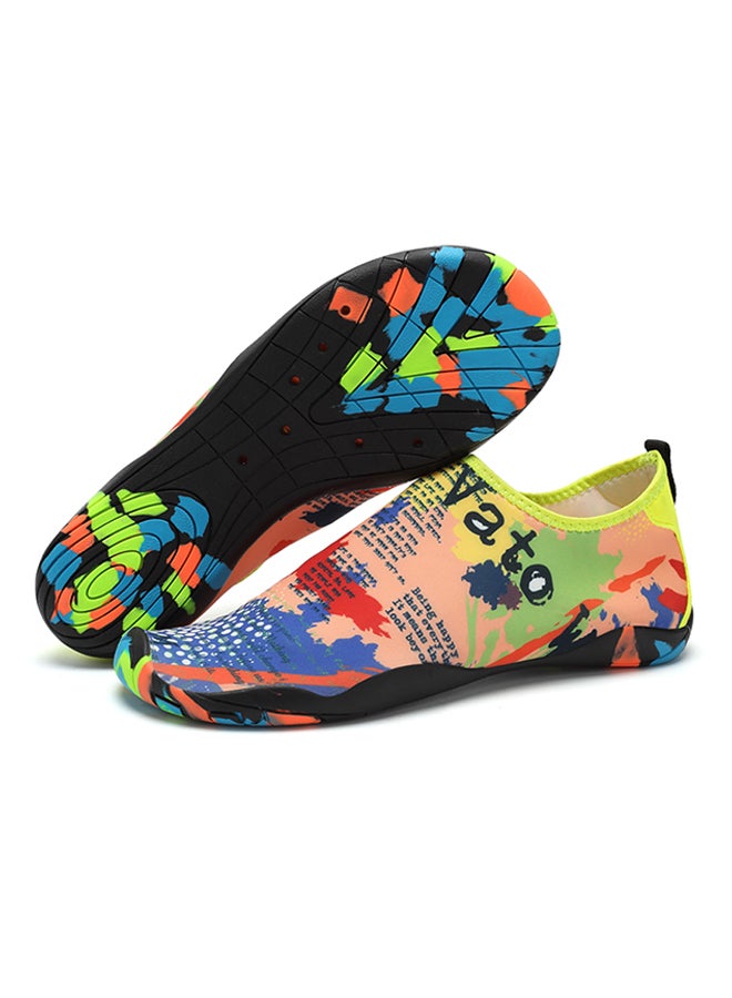 Printed Design Slip Ons Multicolour