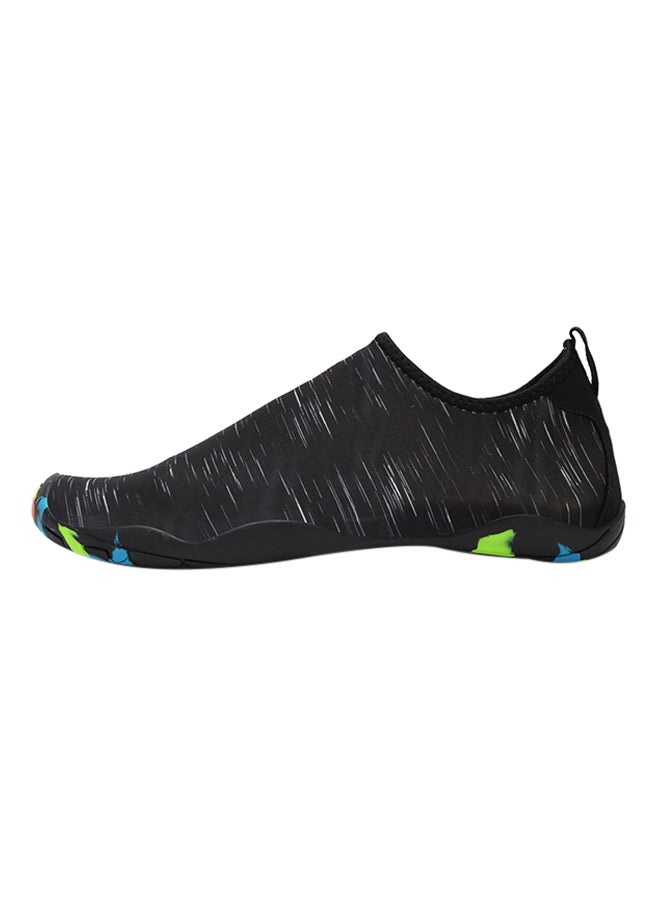 Printed Design Slip Ons Black/White  - Image 1