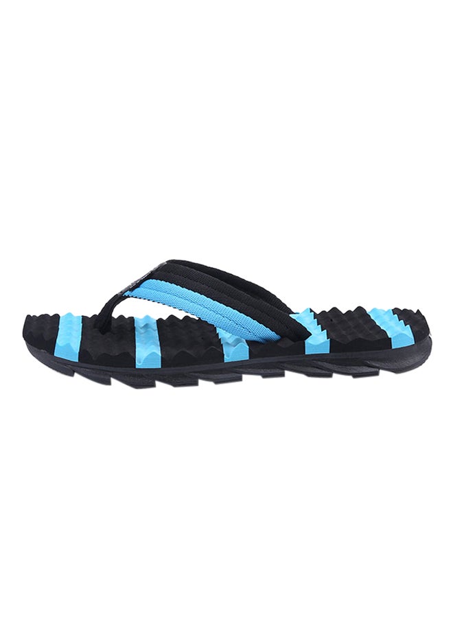 Light Weight Massage Thong Flip Flops Blue/Black  - Image 1