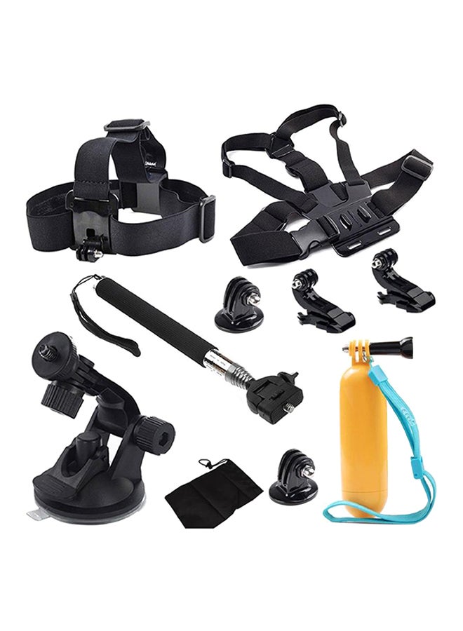 Generic 10-In-1 Waterproof Sports Action Camera Accessories Kit  - Image 1