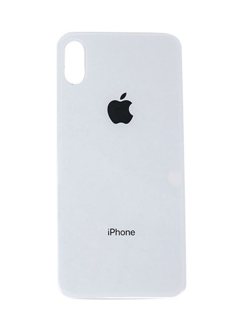 Original Back Glass For Apple iPhone X White