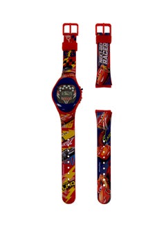 Kids' Rubber Digital Watch CS36292 CARS