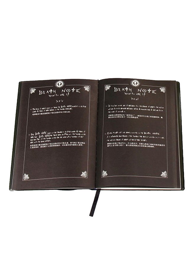 2-Piece Printed Notebook With Pen Black/White - v1532340312/N15686844A_2