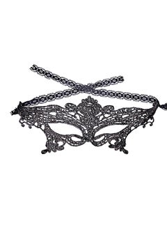 QiaoKai Prom Black Lace Mask  - Image 1