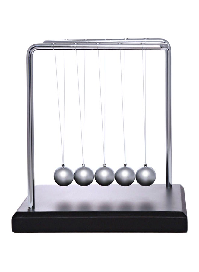 QiaoKai Newton's Z Shape Metal Cradle With Wood Base 