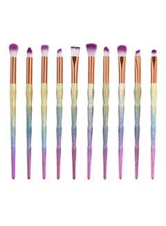 10 Piece Make Up Brush Set Multicolor - v1532345441/N15888232A_1