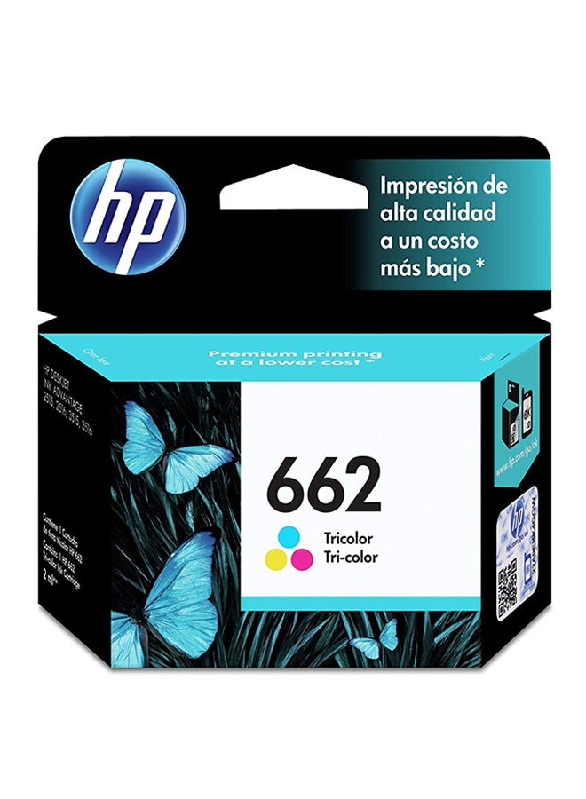 HP 662 Tri-Colour Ink Advantage Cartridge Cyan/Yellow/Magenta