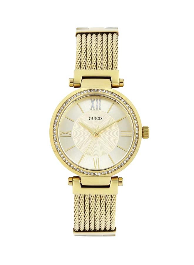 GUESS Women's Water Resistant Analog Watch W0638L2 - 37 mm - Gold - Image 1