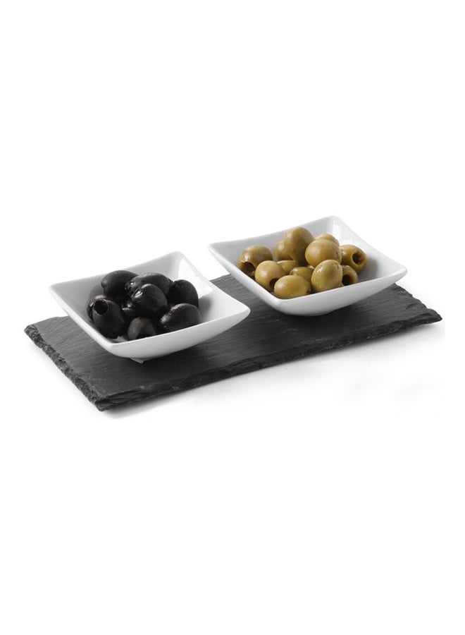 Kitchen master - Rectangle Slate Plate Grey 40x30cm - Image 1