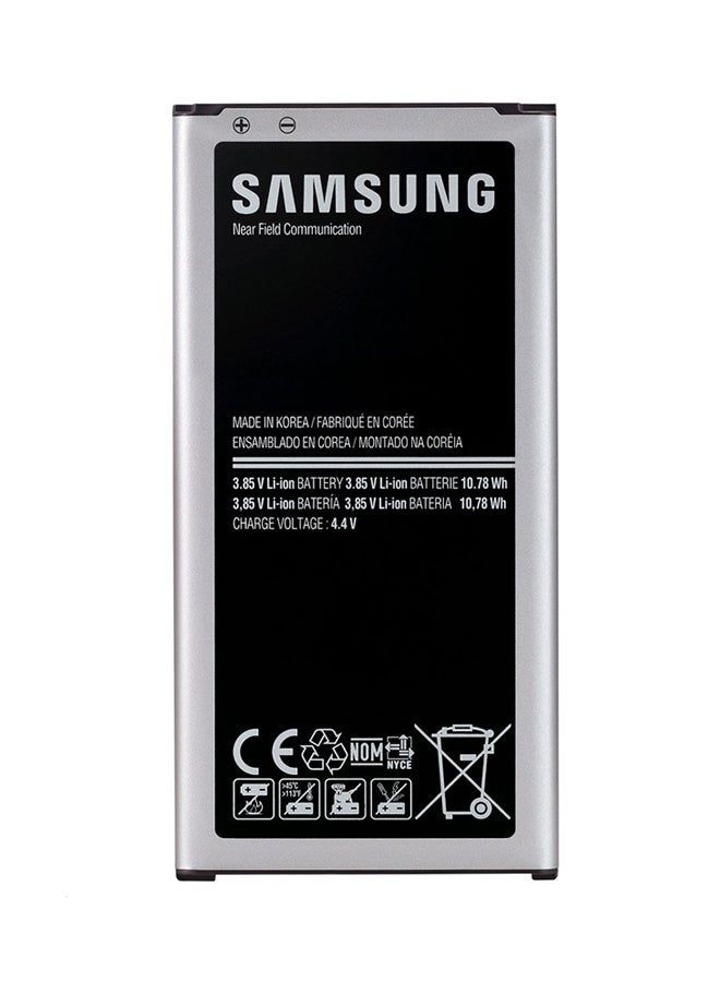 2800.0 mAh Replacement Battery For Samsung Galaxy S5 Black/Silver