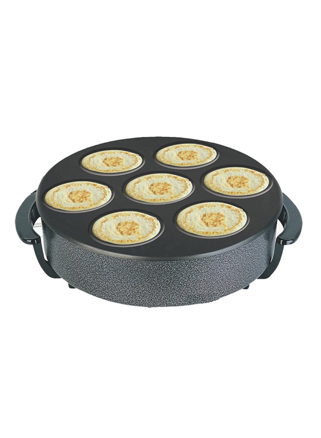 بي إم ستالايت ماكينة صنع كريب محمولة بـ7 فتحات 1500.0 W BM-107 رمادي/أسود