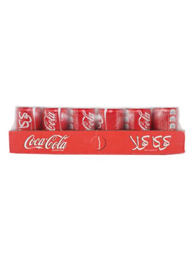 Coca-Cola - Regular Soft Drink Small Cans 150ml Pack of 30 - Image 1