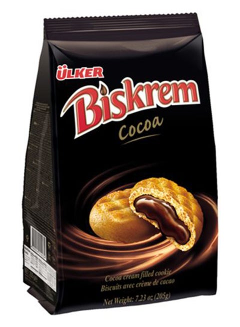 Biskrem Cookies With Cocoa Cream Filling 205grams