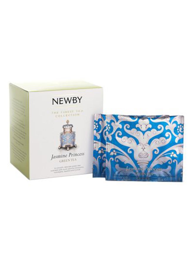 NEWBY - Jasmine Princess Silken Pyramids Green Tea 37.5grams - Image 1