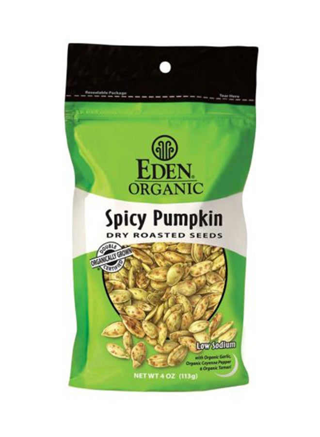 Eden Organic Dry Roast Spicy Pumpkin Seeds 113grams