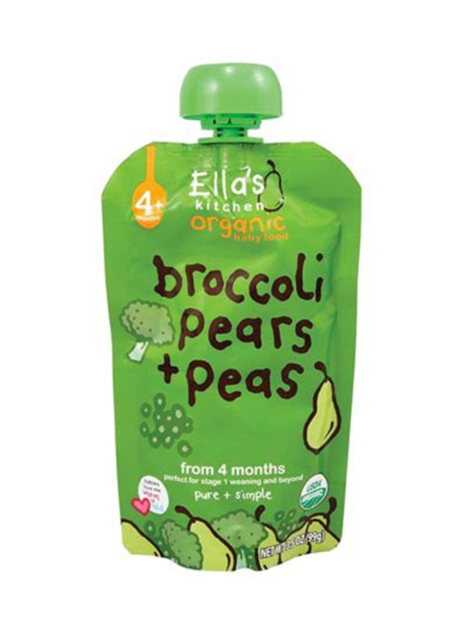 Super Smoothie Broccoli Pears & Peas Puree 120grams