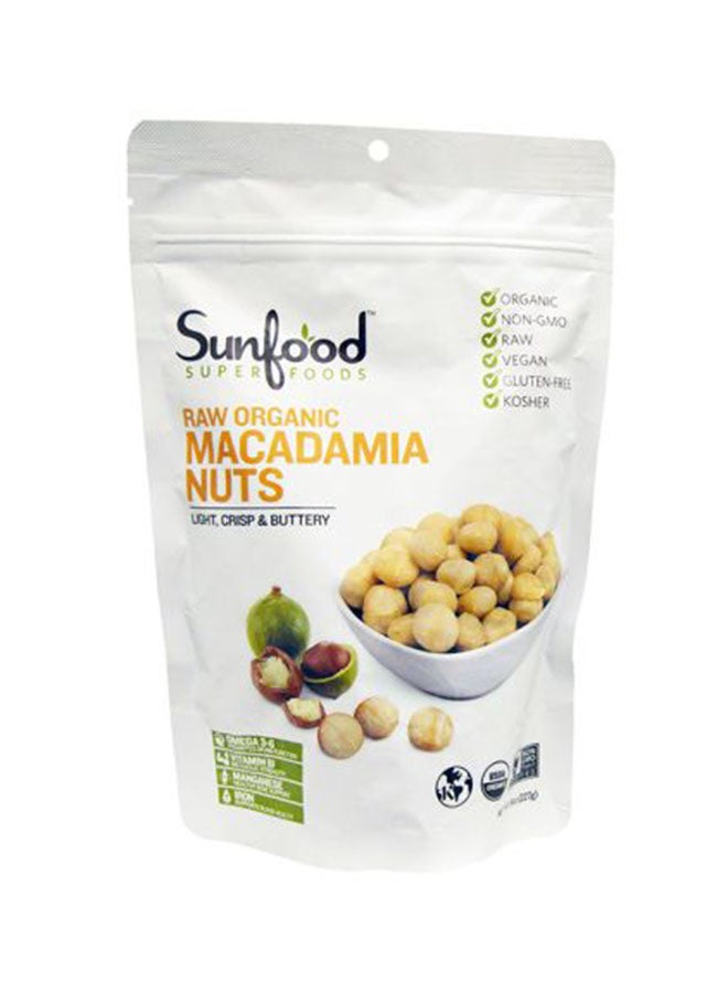 Organic Macadamia Nuts 227grams