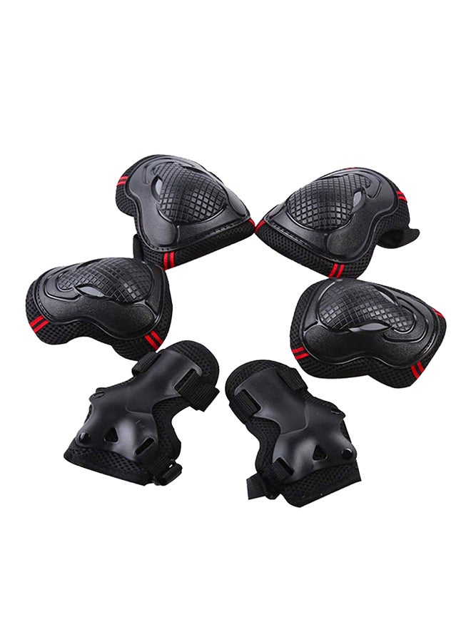 QiaoKai 6-Piece Roller Skating Elbow And Knee Pads  - Image 1