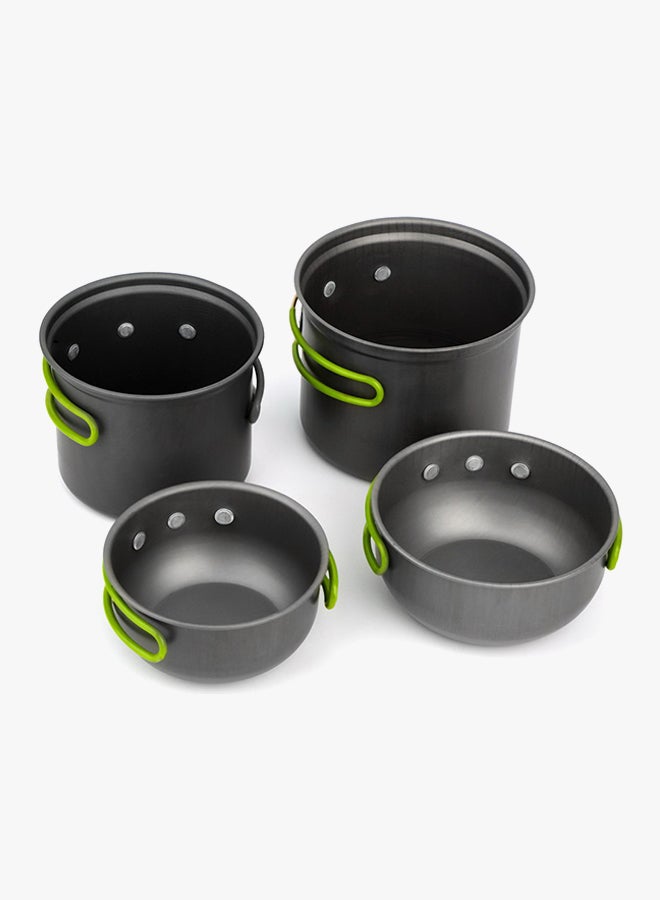 QiaoKai - 4-Piece Non-Stick  Cookware Camping  Utensils - Image 1