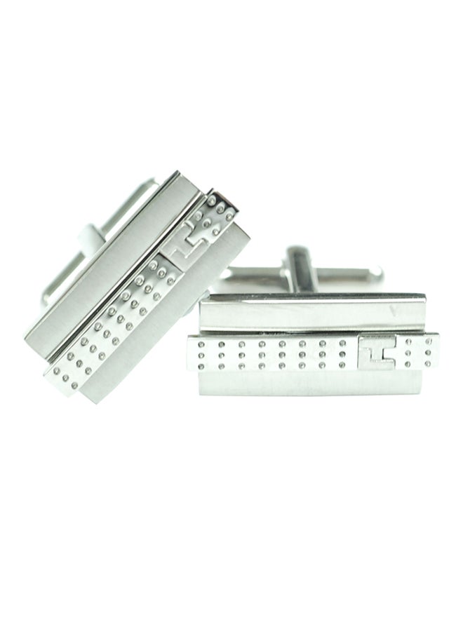 TED LAPIDUS - Stainless Steel Cufflinks - Image 1