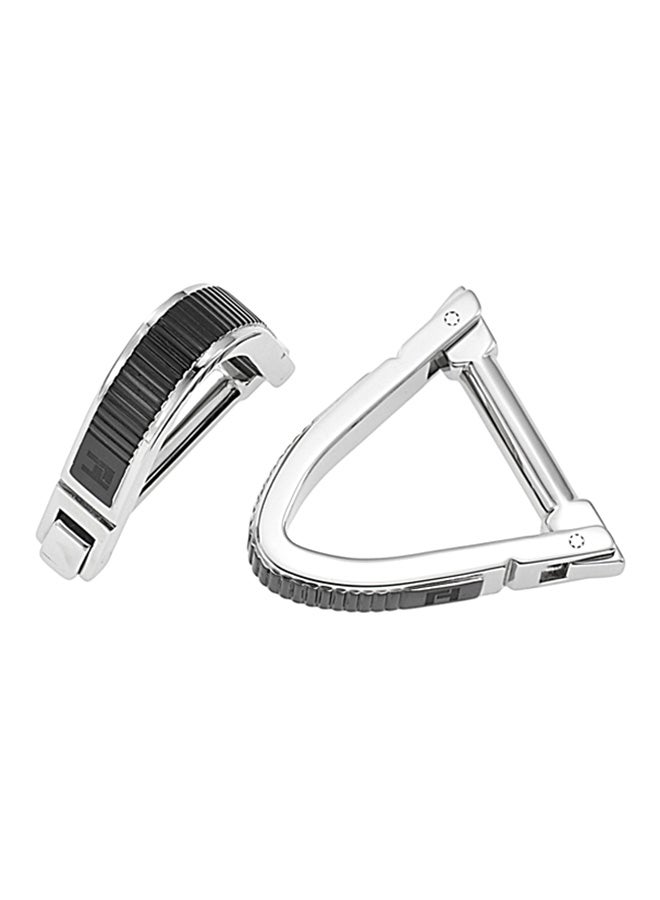 TED LAPIDUS - Stainless Steel Cufflinks - Image 1