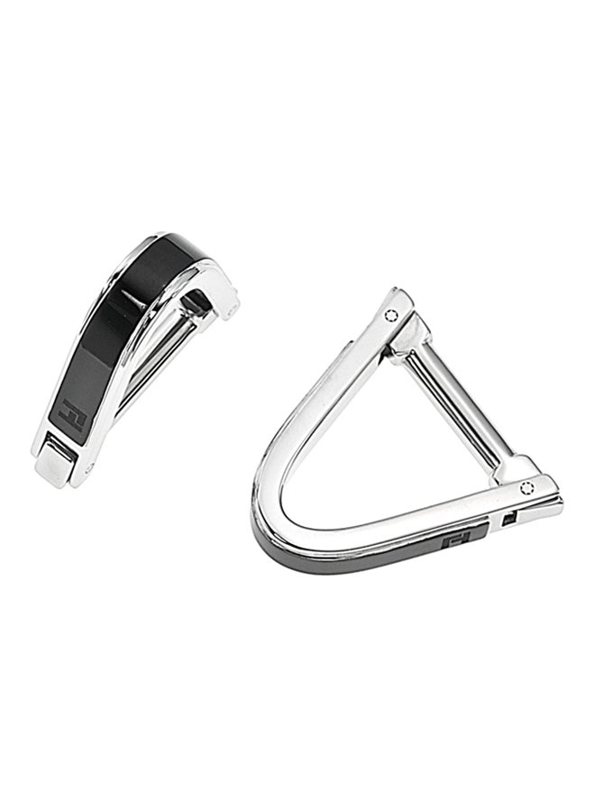 TED LAPIDUS - Stainless Steel Cufflinks - Image 1