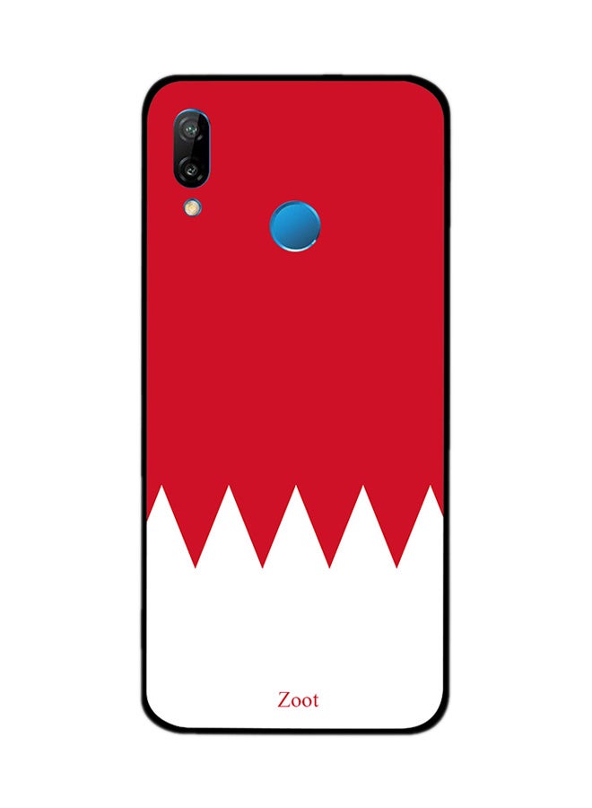Zoot Thermoplastic Polyurethane Protective Case Cover For Huawei Nova 3e Bahrain Flag